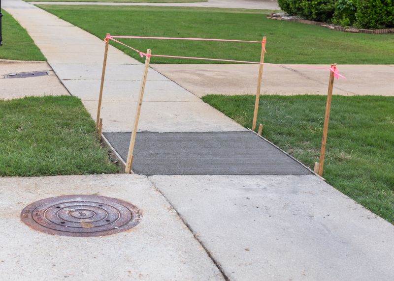 Cracked Sidewalk Repair in West Des Moines, IA