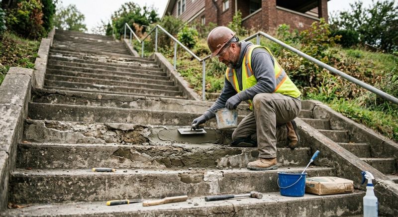 Increase Your Concrete Step Repair Business with an AI Driven, Targeted Website